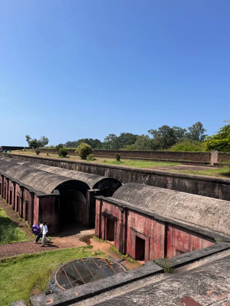 kannur fort top view